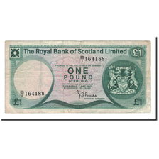 Billete, 1 Pound, 1975, Escocia, 1975-05-01, KM:336a, BC+