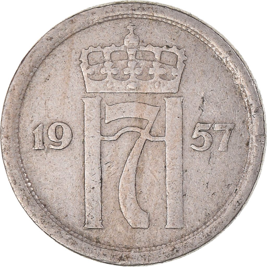 Coin, Norway, 25 Öre, 1957