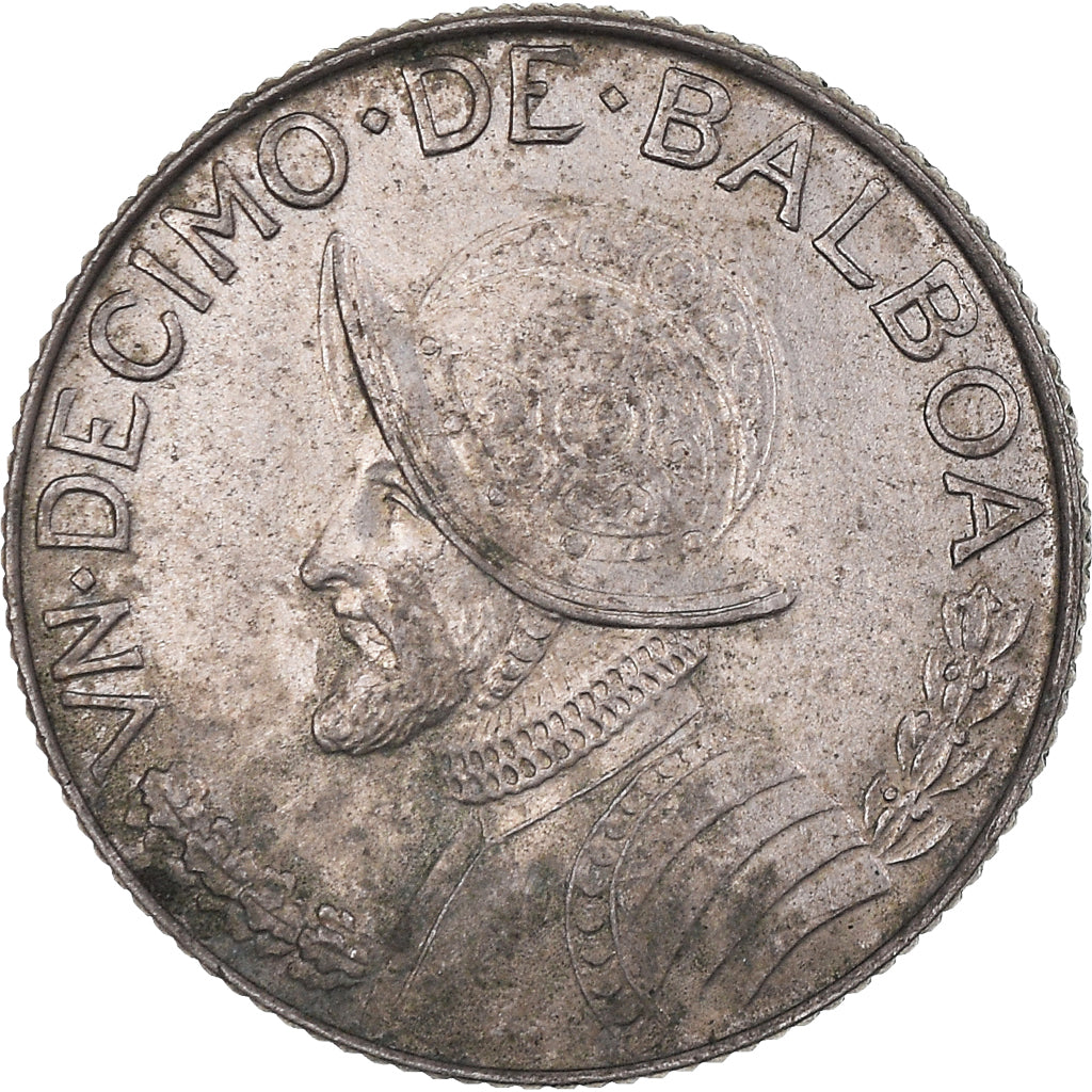 Moneta, Panama, 1/10 Balboa, 1966