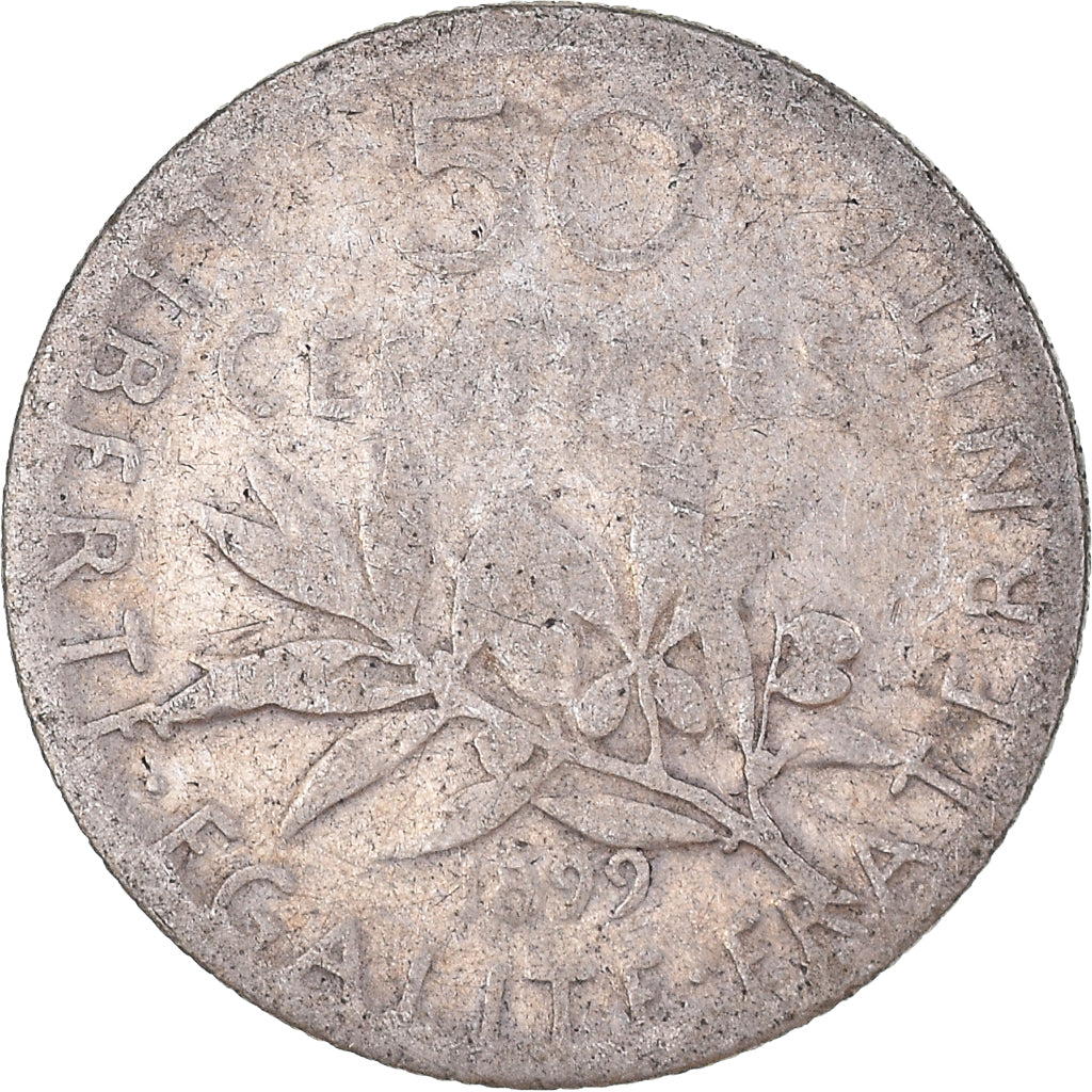 Monnaie, France, 50 Centimes, 1899