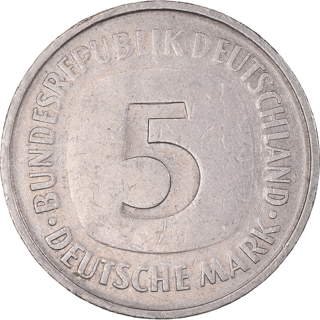 Moneda, Alemania, 5 Mark, 1979