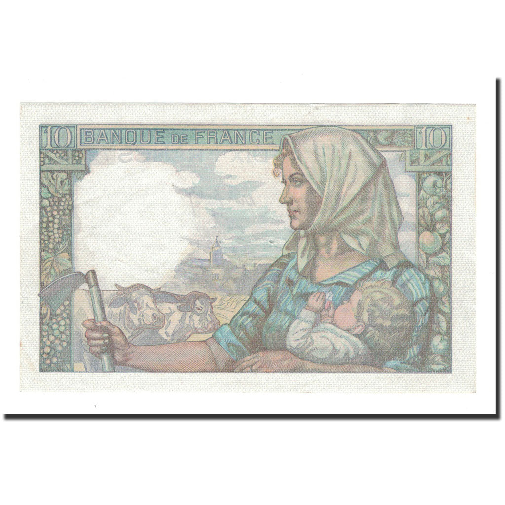 Francia, 10 Francs, Mineur, 1943, 1943-09-09, EBC, Fayette:8.9, KM:99d