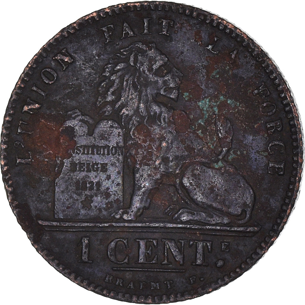 Coin, Belgium, Centime, 1882