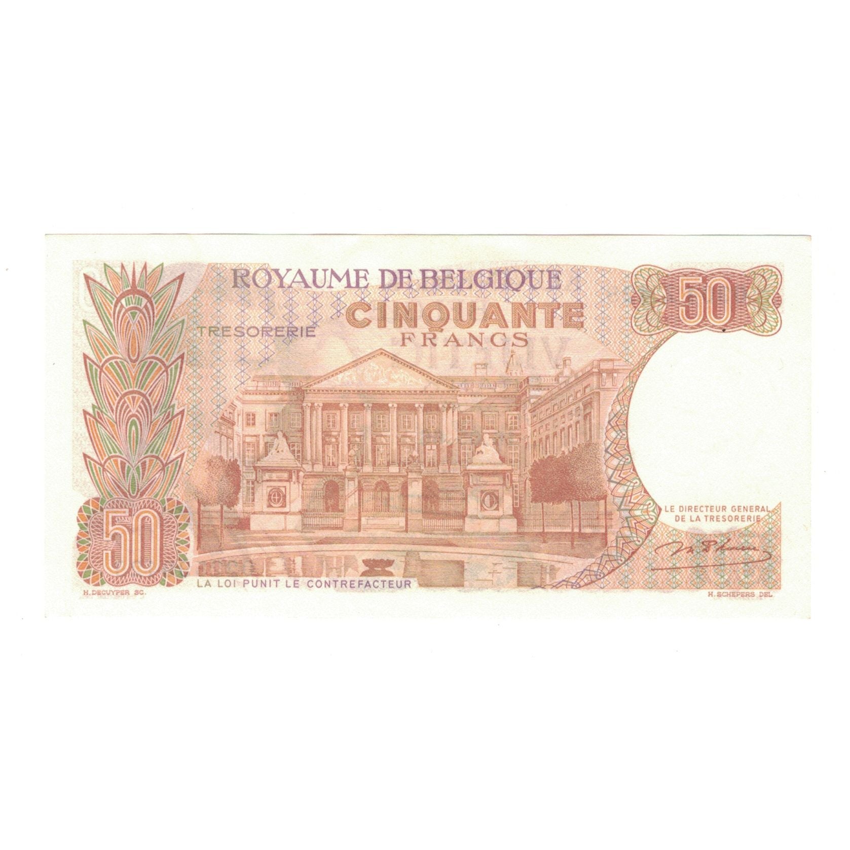 Banknote, Belgium, 50 Francs, 1966, 1966-05-16, KM:139, AU(55-58)