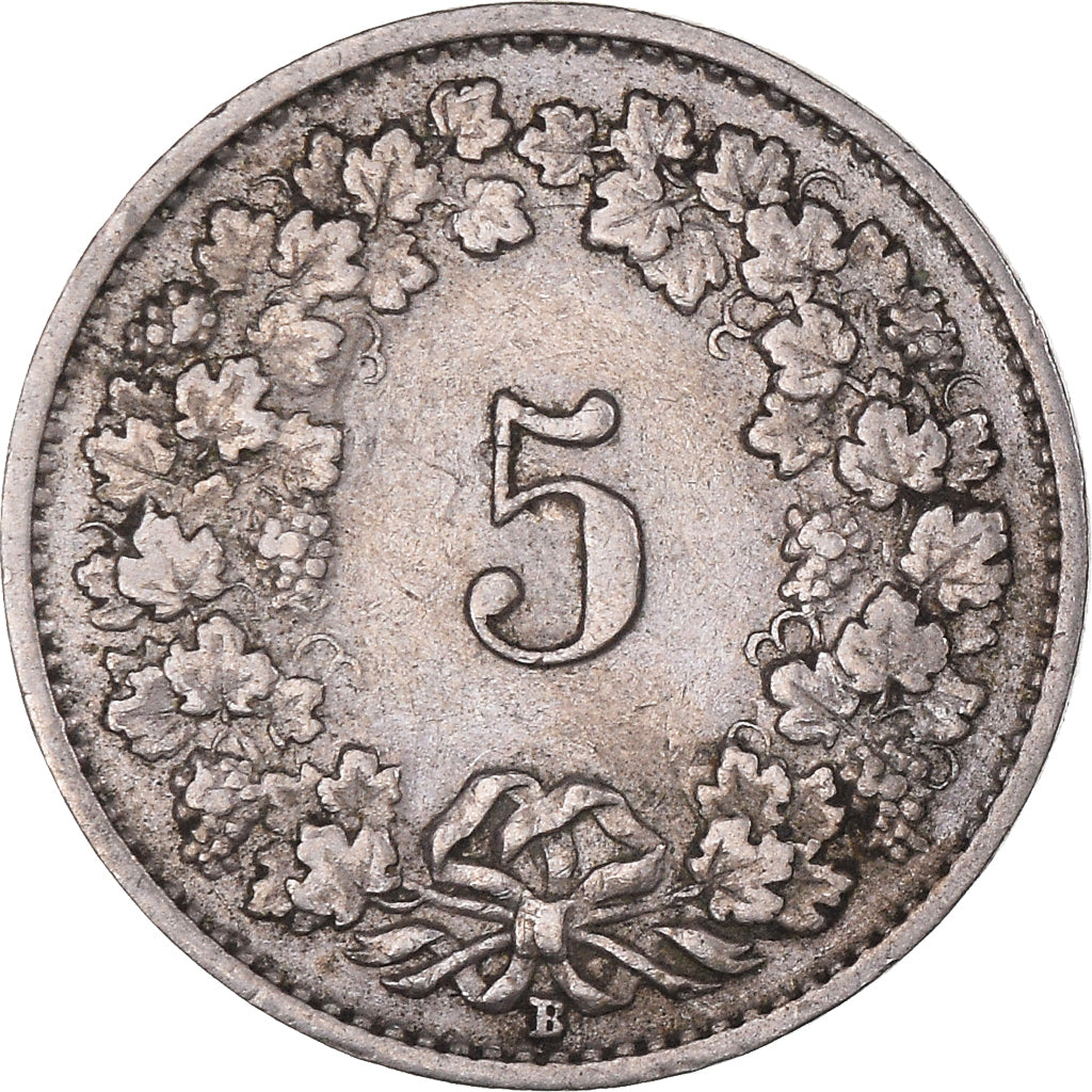 Münze, Schweiz, 5 Rappen, 1951
