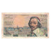 France, 1000 Francs, Richelieu, 1954, 1954-10-07, EF(40-45), Fayette:42.8