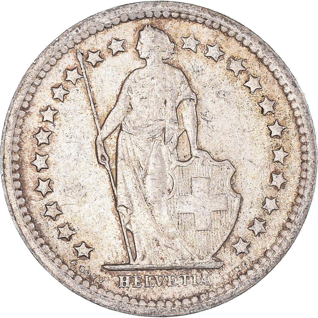 Moeda, Suíça, 1/2 Franc, 1966