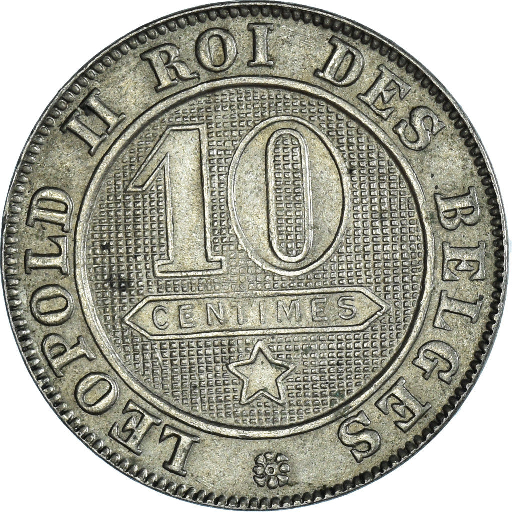 Moneta, Belgia, 10 Centimes, 1894
