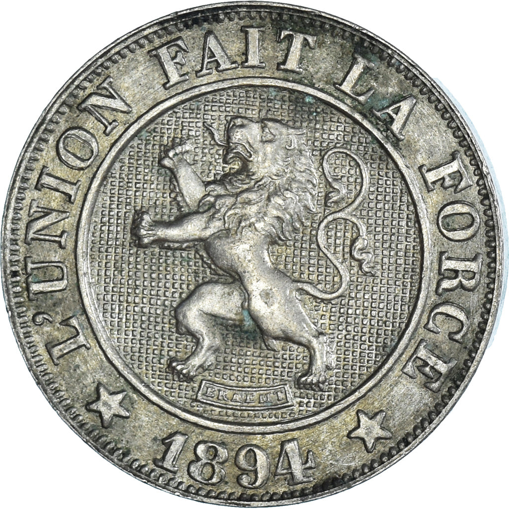Munten, België, 10 Centimes, 1894