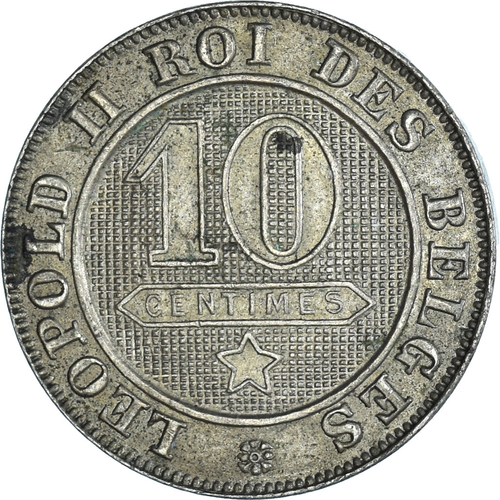 Munten, België, 10 Centimes, 1894