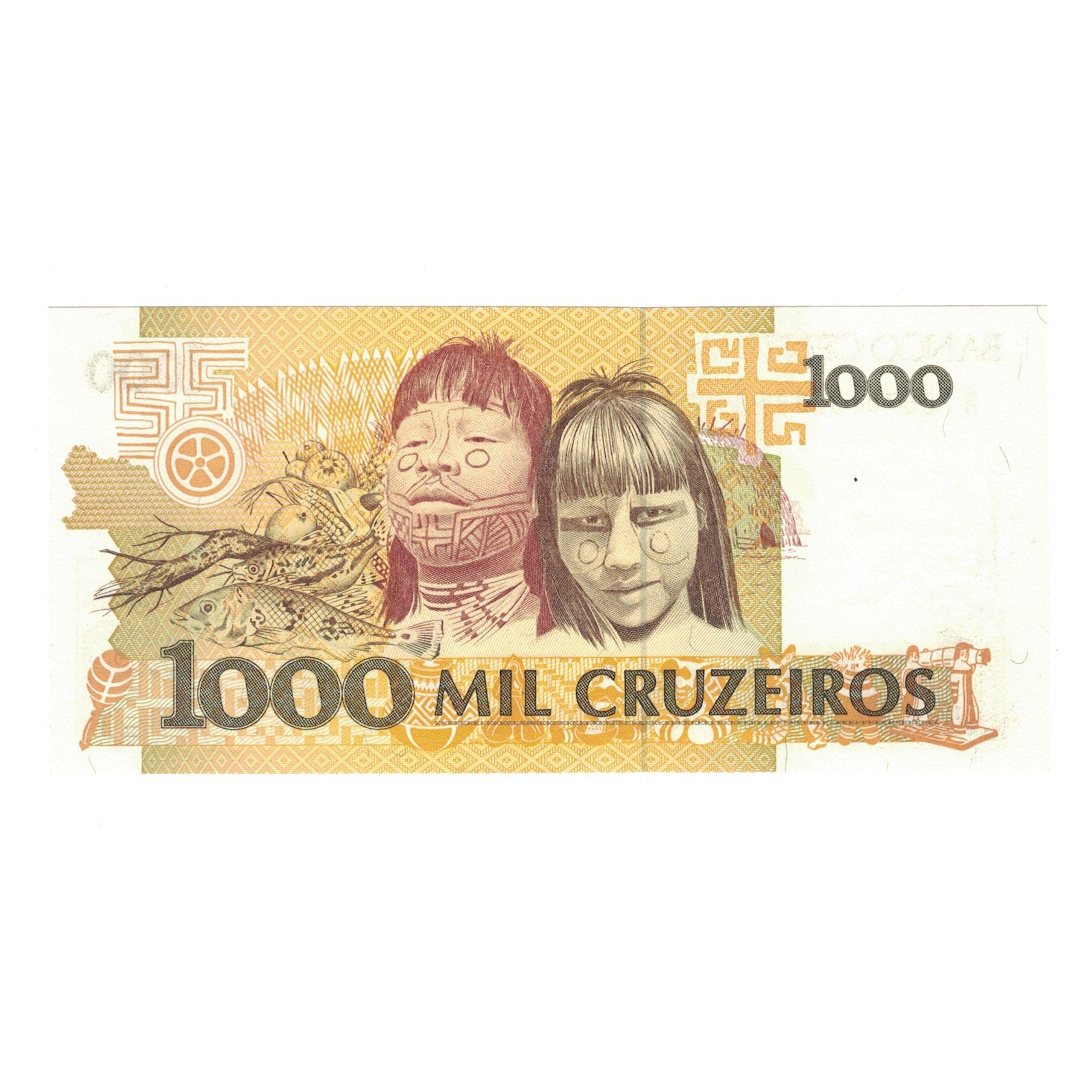 Banknote, Brazil, 1000 Cruzeiros, KM:231c, UNC(65-70)