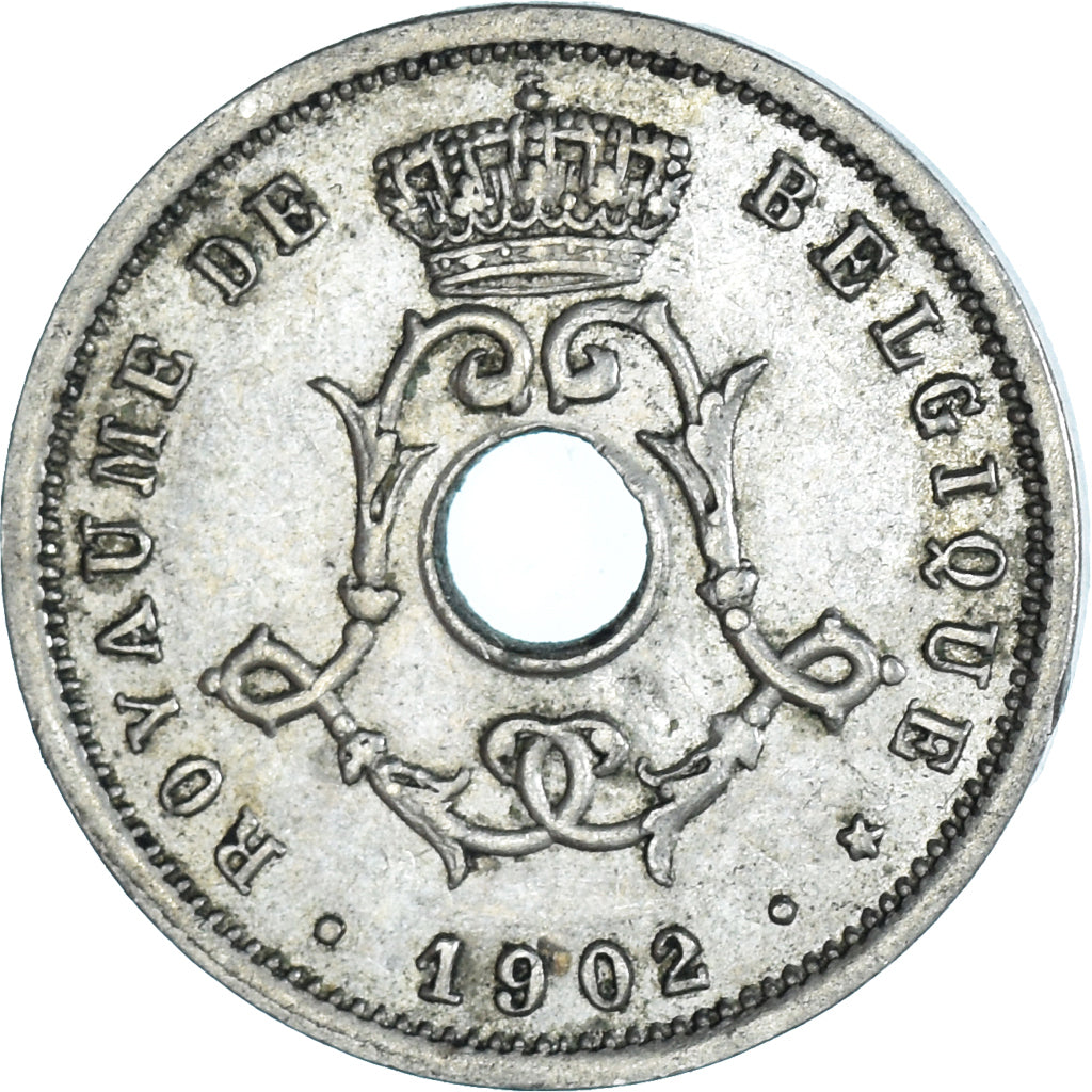 Moeda, Bélgica, 5 Centimes, 1902