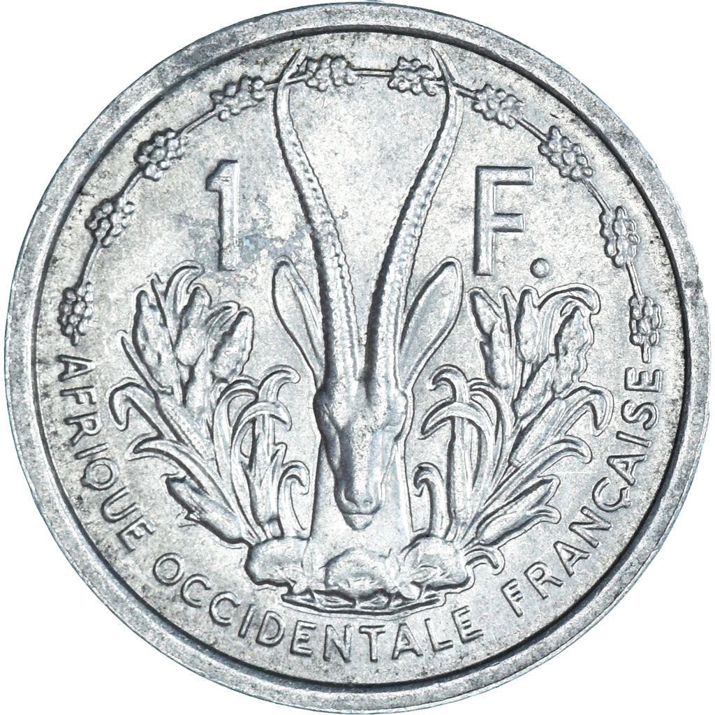 Moneta, Africa occidentale francese, Franc, 1955