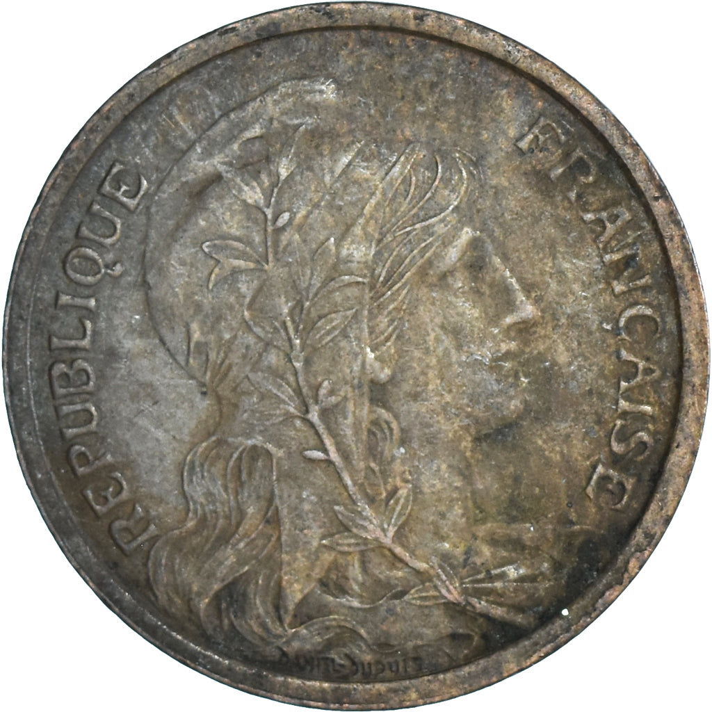Moeda, França, 2 Centimes, 1908