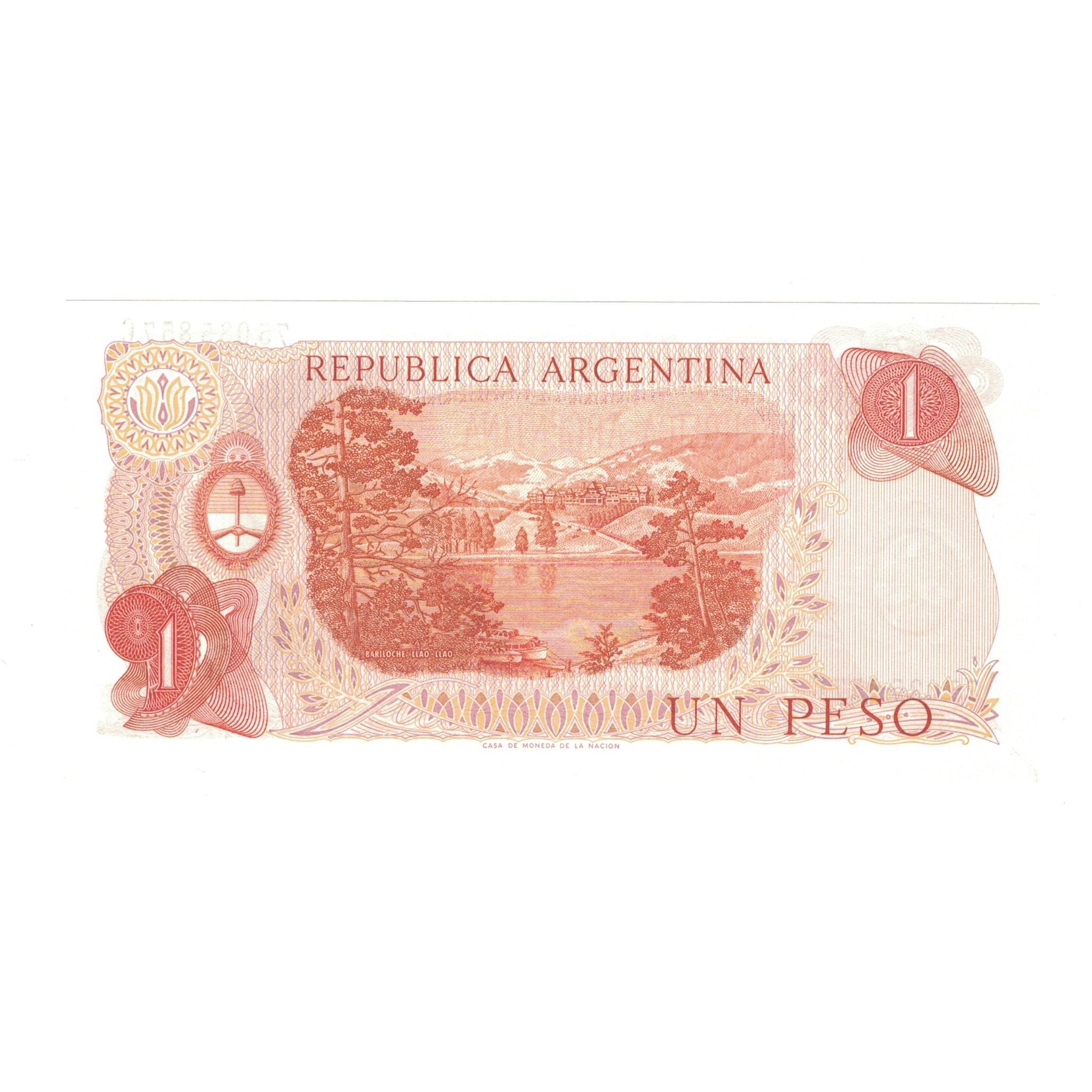 Banknote, Argentina, 1 Peso, KM:287, UNC(65-70)