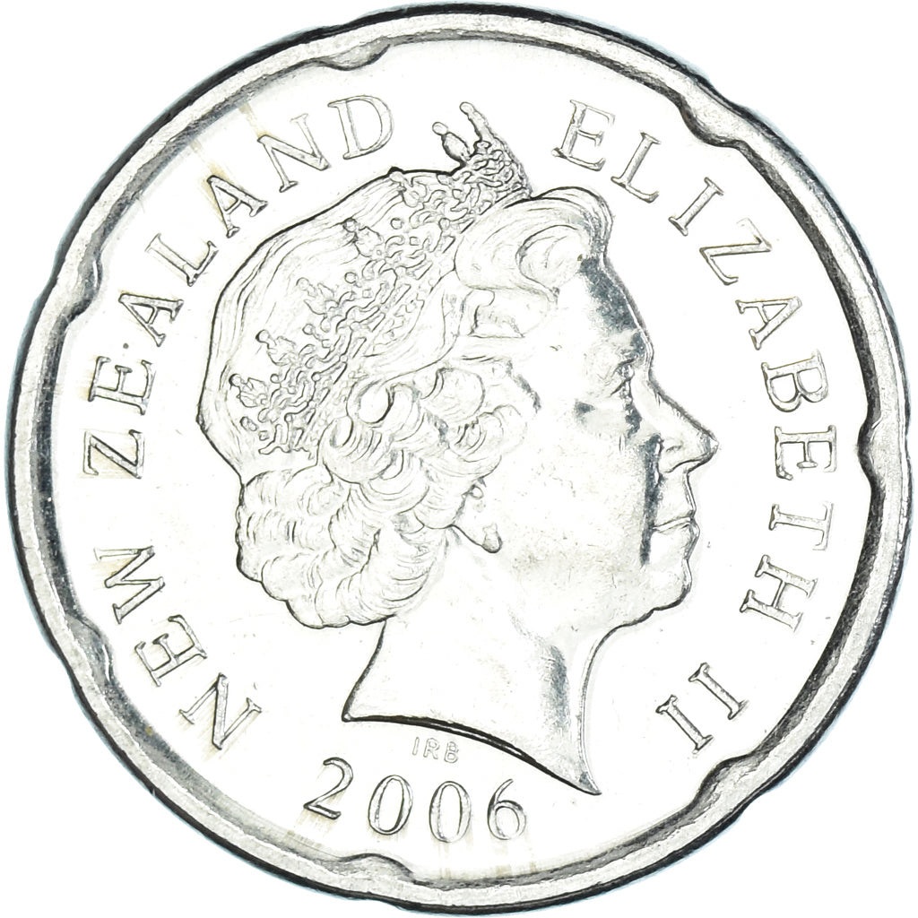 Coin, New Zealand, 20 Cents, 2006