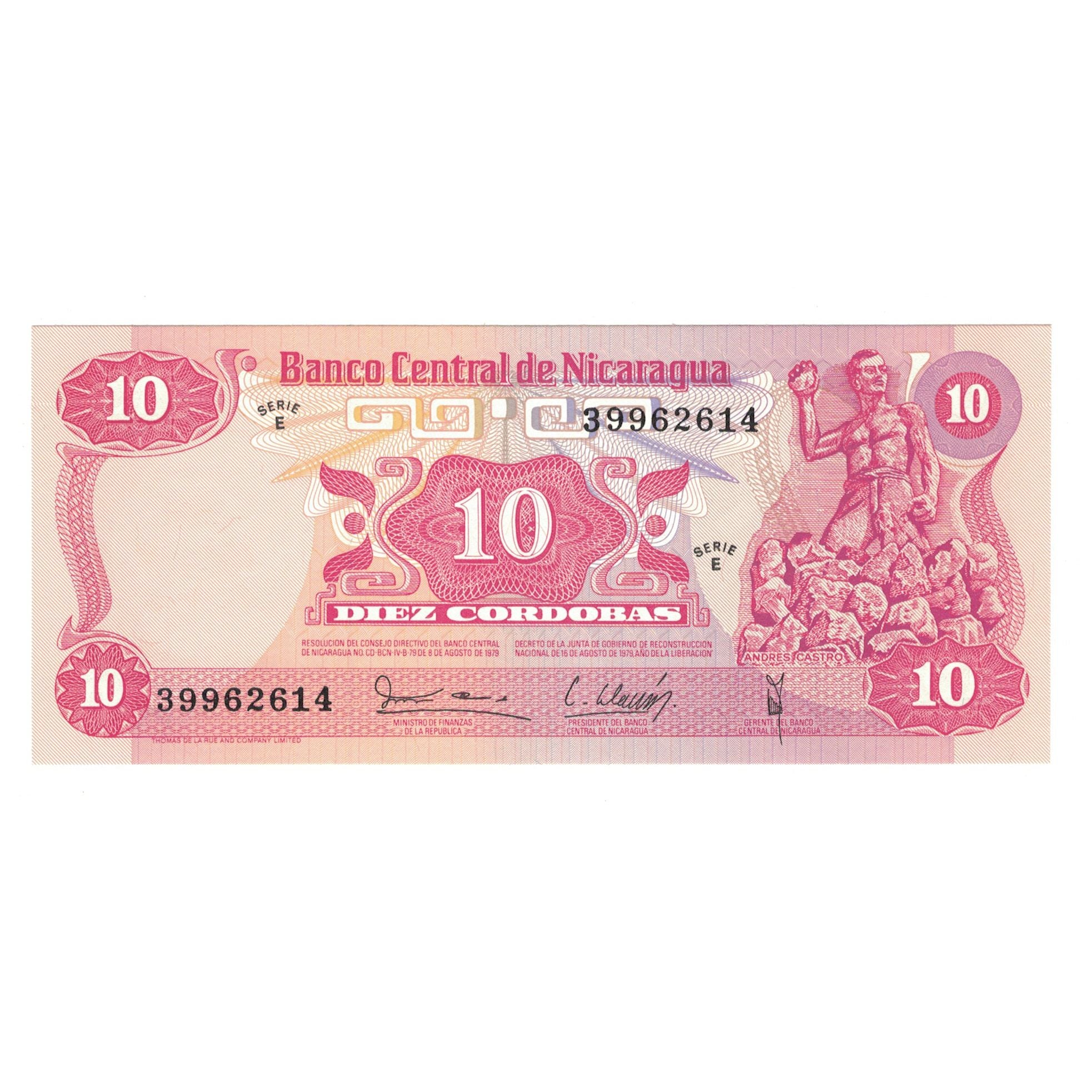 Billete, 10 Cordobas, Nicaragua, KM:134, UNC