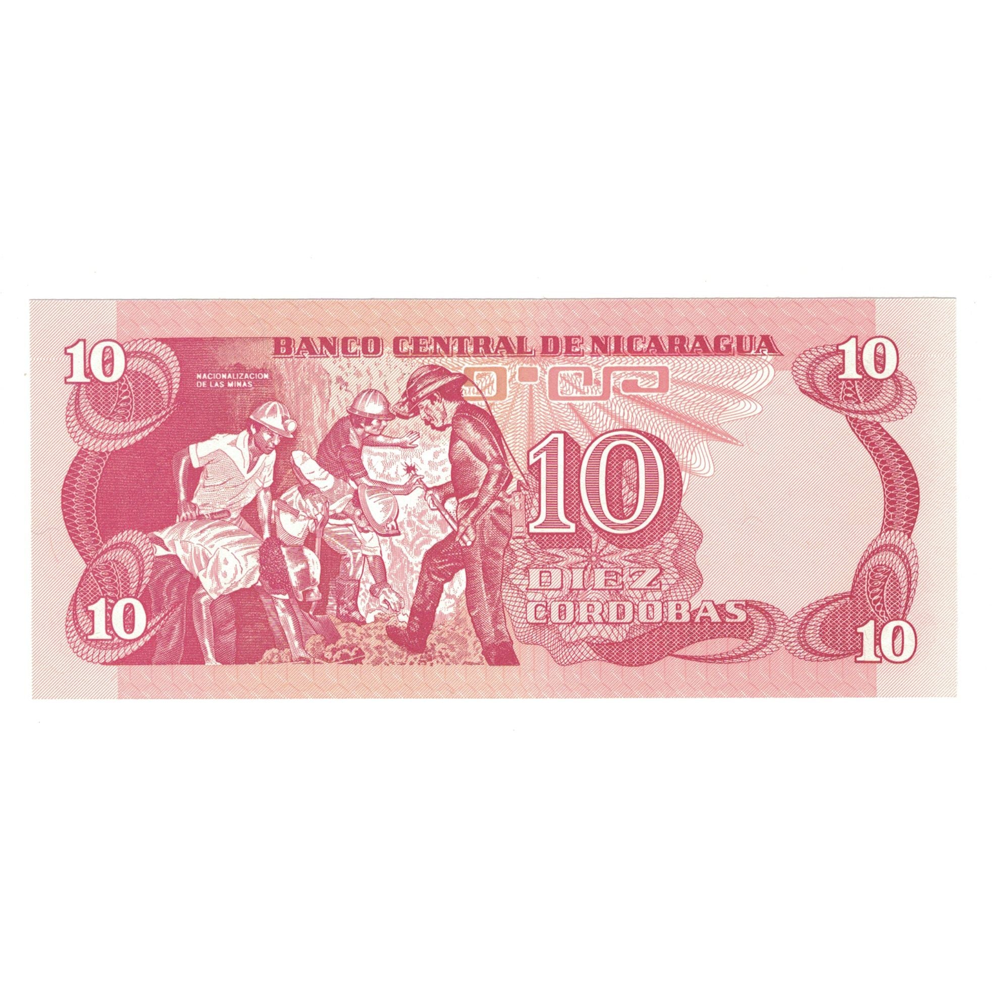 Billete, 10 Cordobas, Nicaragua, KM:134, UNC