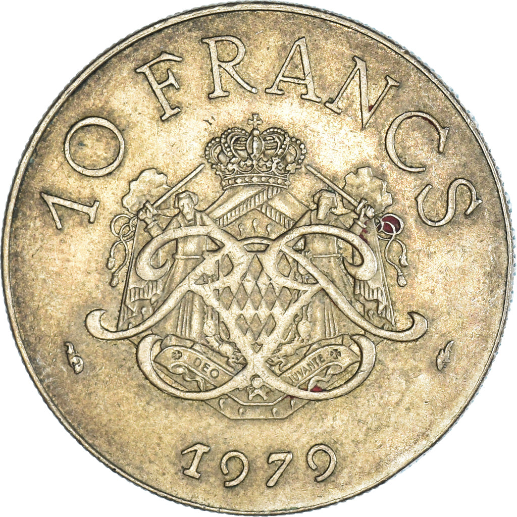 Moneda, Mónaco, 10 Francs, 1979