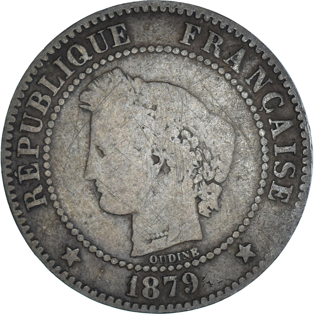 Münze, Frankreich, 2 Centimes, 1879