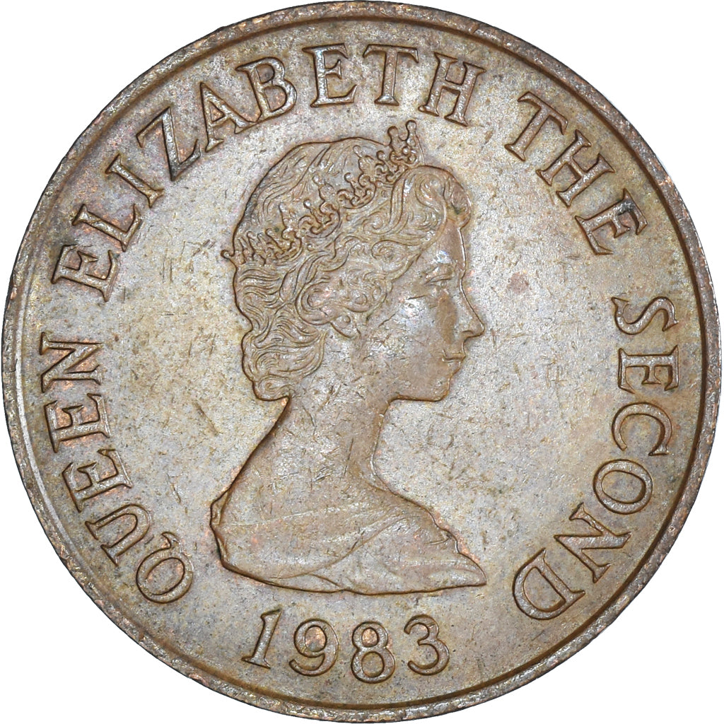 Moneta, Jersey, 2 Pence, 1983