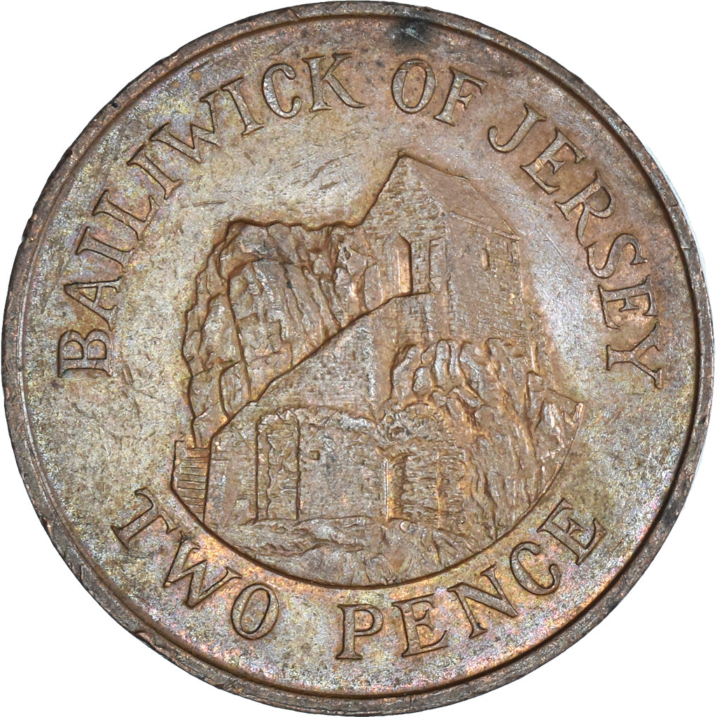 Moeda, Jersey, 2 Pence, 1985