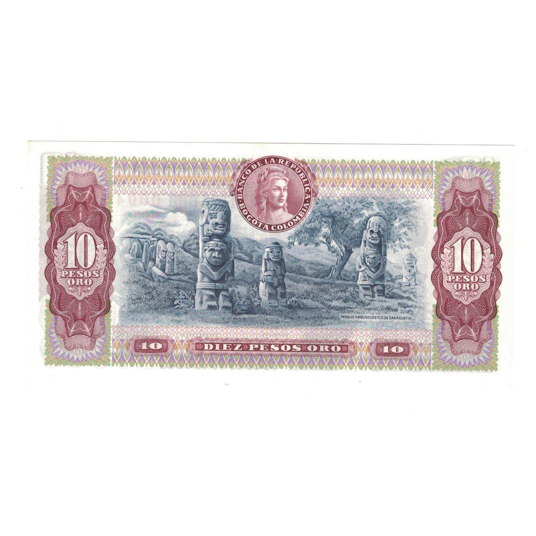 Banconote, Colombia, 10 Pesos Oro, 1980, 1980-08-07, KM:407h, FDS