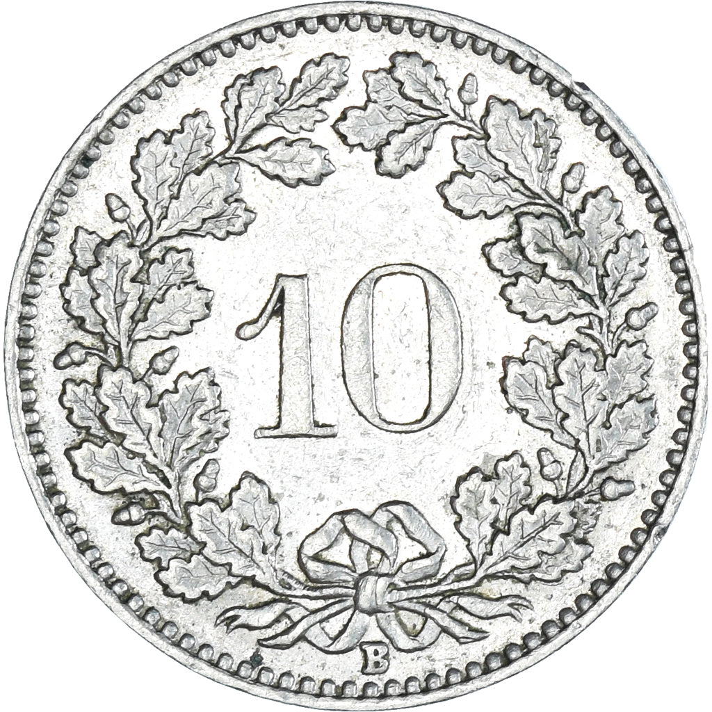 Coin, Switzerland, 10 Rappen, 1957