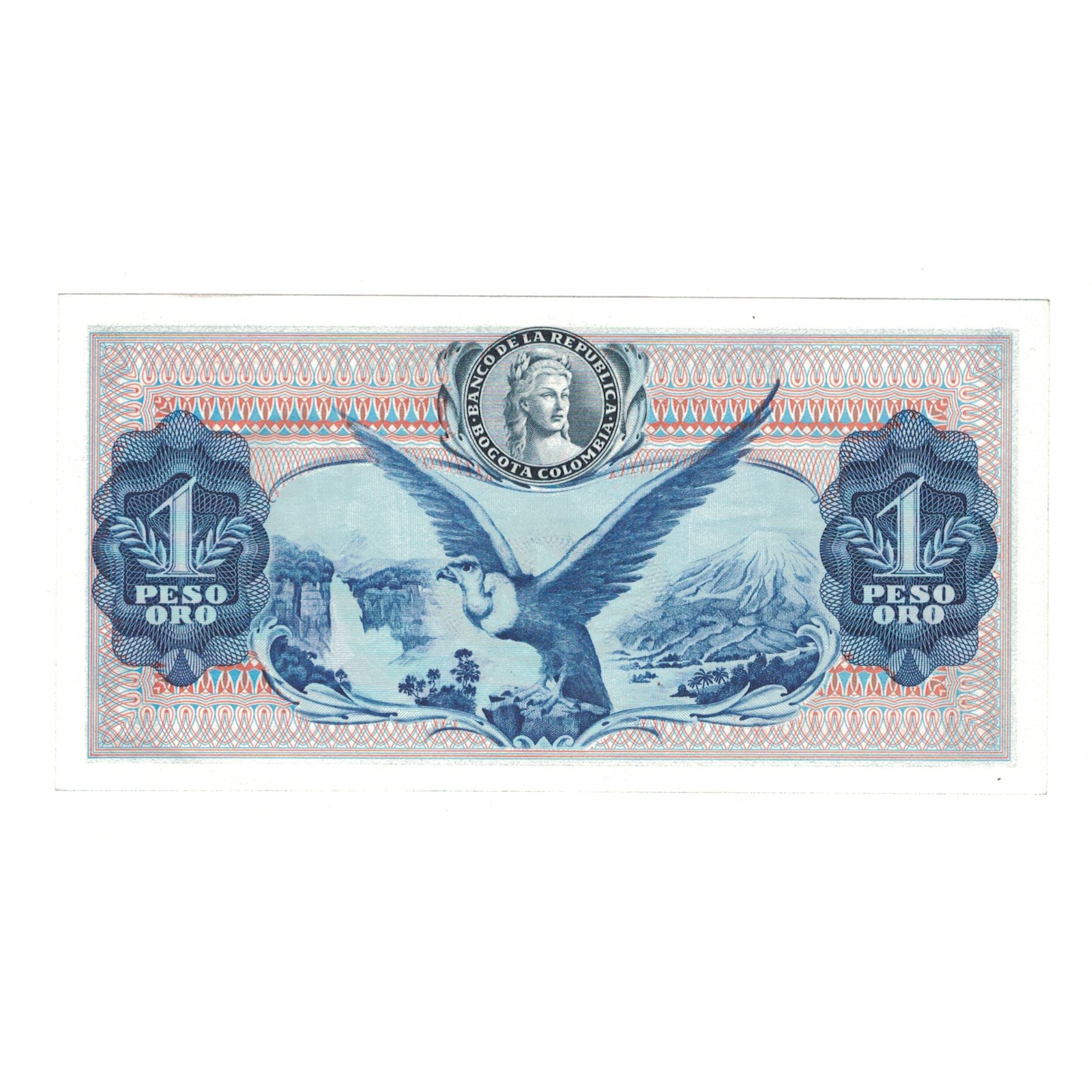 Banknote, Colombia, 1 Peso Oro, 1973, 1973-08-07, KM:404e, UNC(65-70)