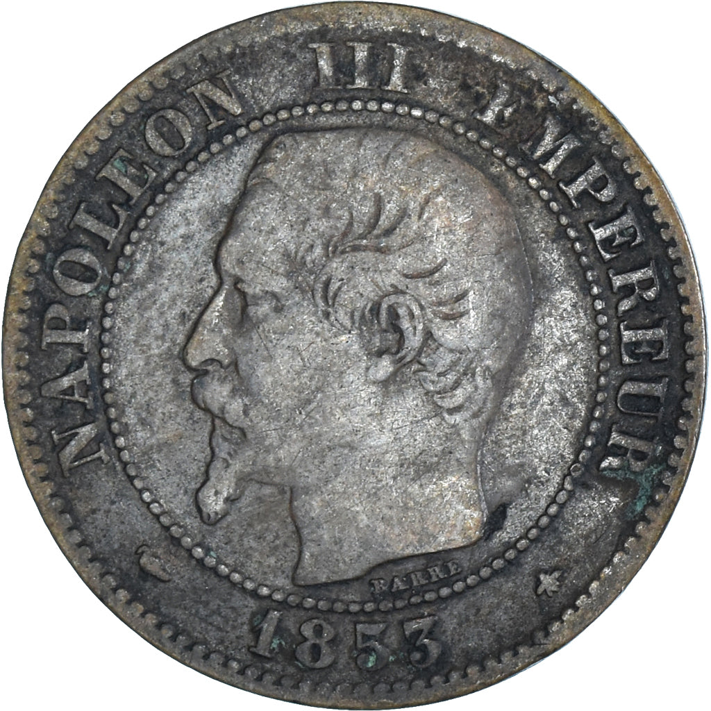 Münze, Frankreich, 2 Centimes, 1853