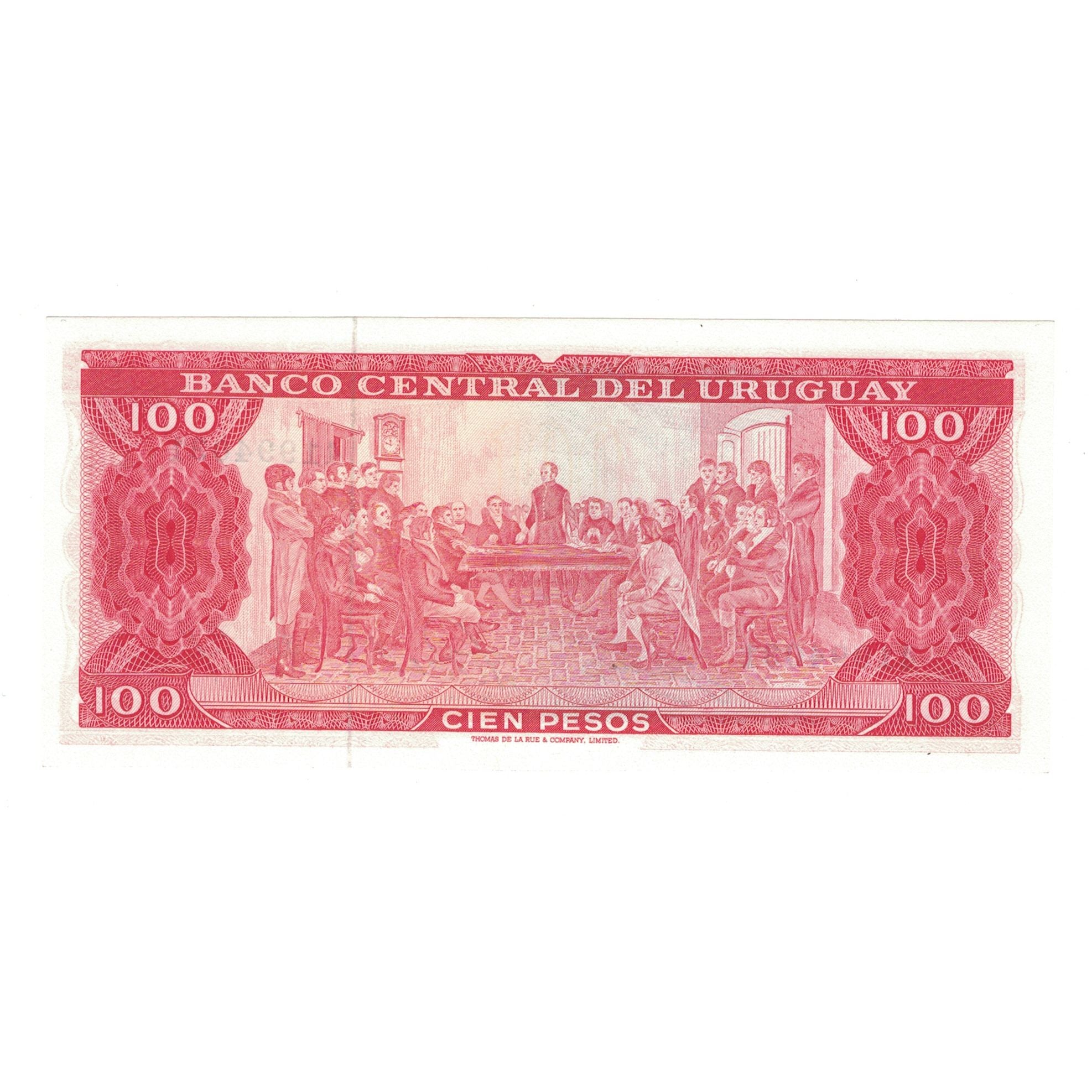 Banknote, Uruguay, 100 Pesos, Undated (1967), KM:47a, UNC(65-70)
