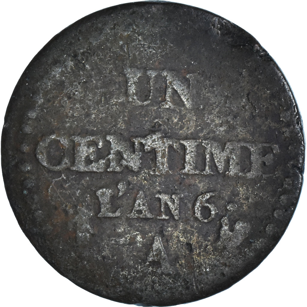 Münze, Frankreich, Centime, AN 6