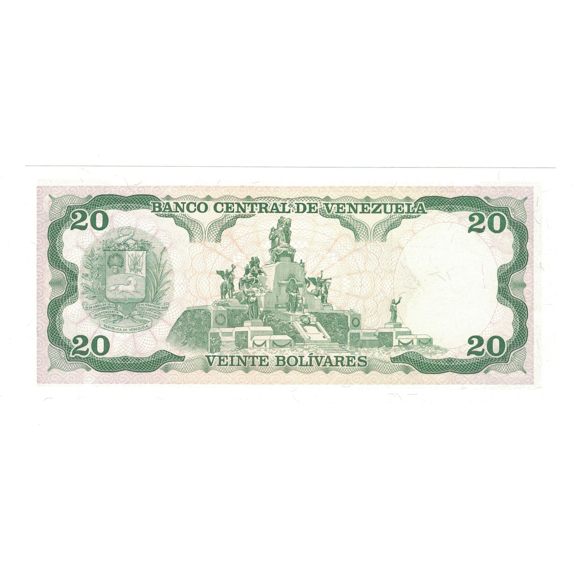 Billet, Venezuela, 20 Bolivares, 1995, 1995-06-05, KM:63e, NEUF