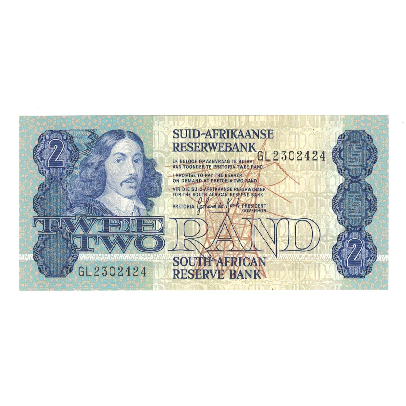 Banknote, South Africa, 2 Rand, KM:118b, UNC(65-70)