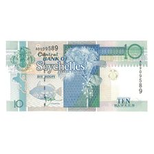 Banknote, Seychelles, 10 Rupees, KM:36a, UNC(65-70)