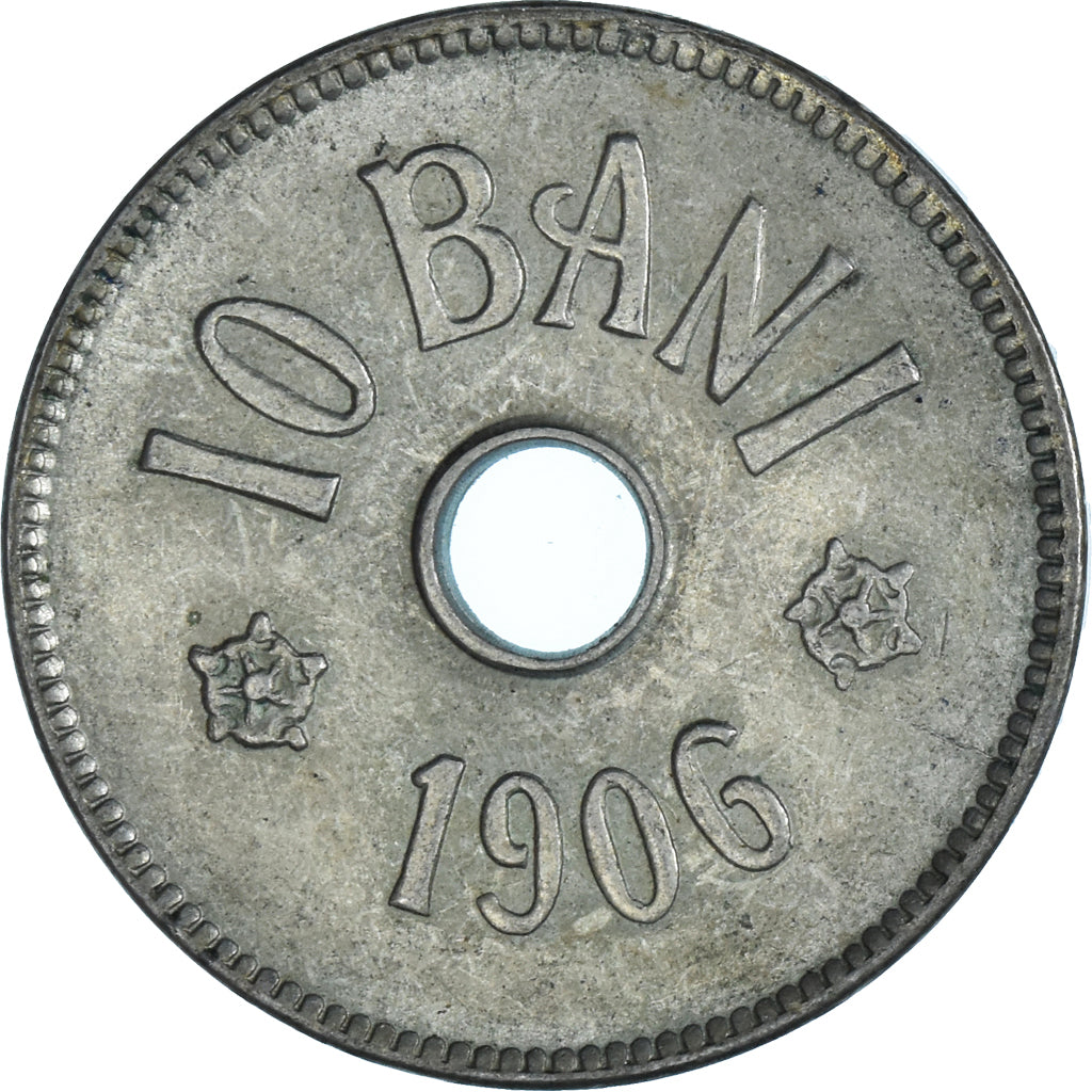 Monnaie, Roumanie, 10 Bani, 1906