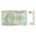 Biljet, Democratische Republiek Congo, 20 Francs, 2003, 2003-06-30, KM:94a, SPL
