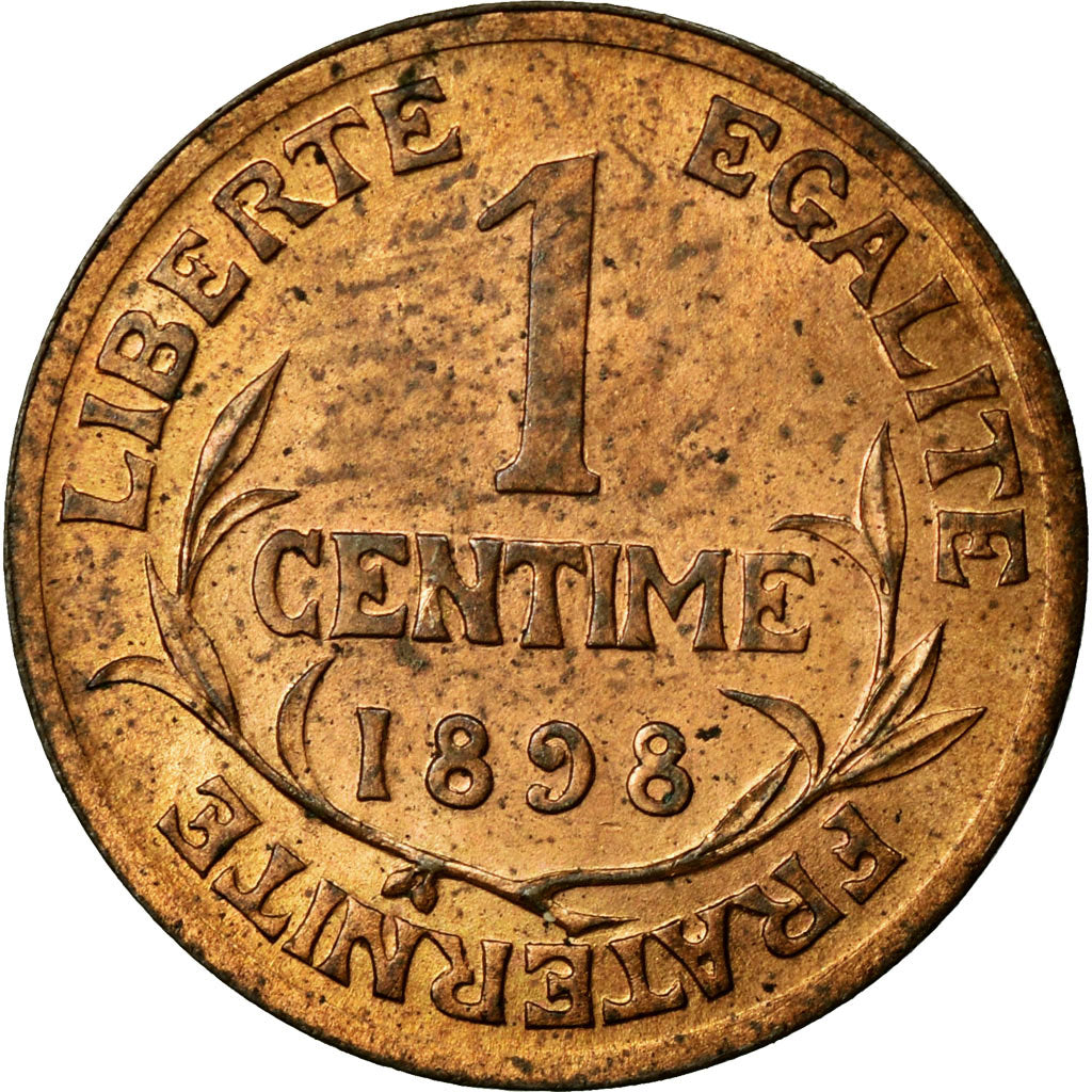 Moneta, Francia, Dupuis, Centime, 1898, SPL-, Bronzo, KM:840, Gadoury:90