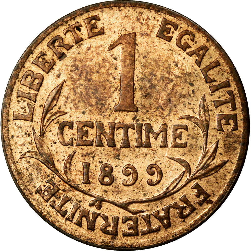 Coin, France, Dupuis, Centime, 1899, MS(60-62), Bronze, KM:840, Gadoury:90