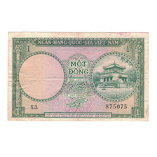 Banknote, South Viet Nam, 1 D<ox>ng, KM:1a, VF(30-35)