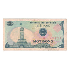 Banknote, Vietnam, 1 D<ox>ng, KM:90a, VF(30-35)