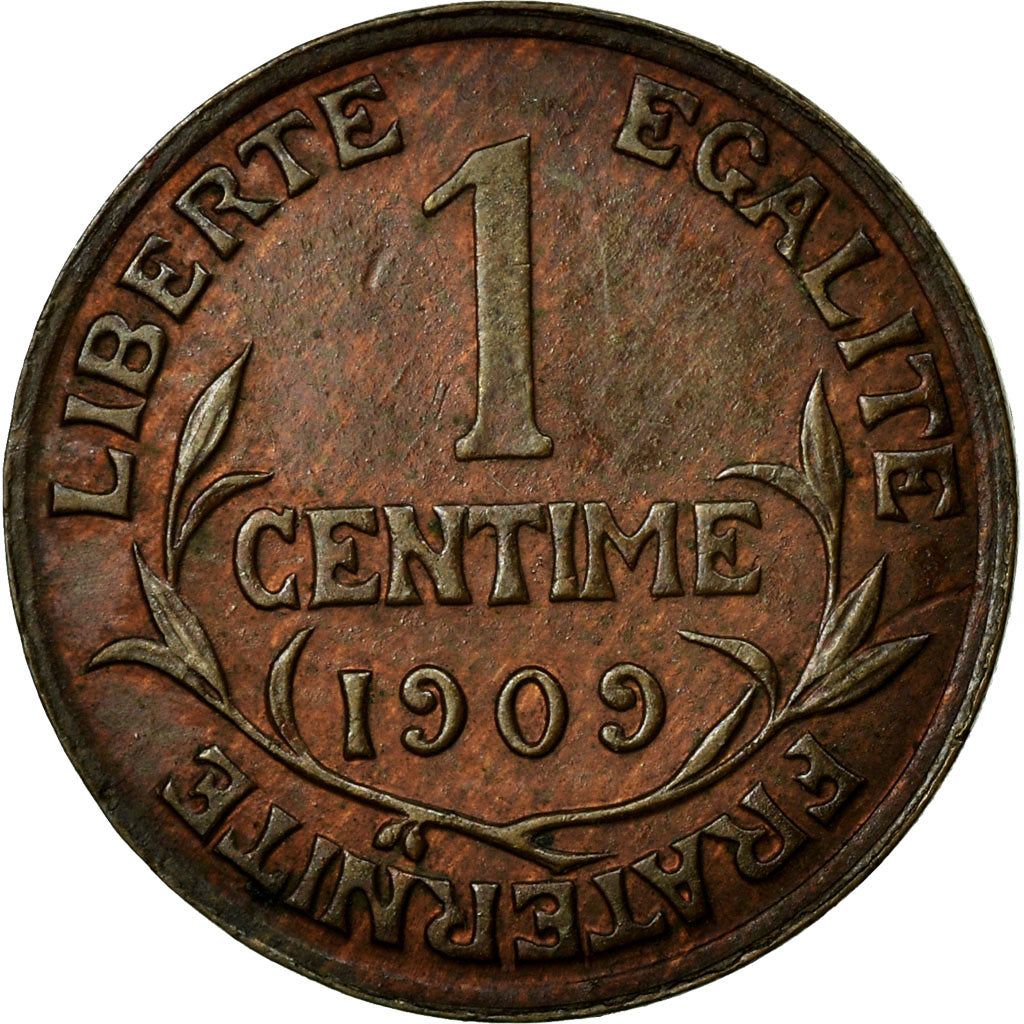 Moneta, Francia, Dupuis, Centime, 1909, SPL-, Bronzo, KM:840, Gadoury:90