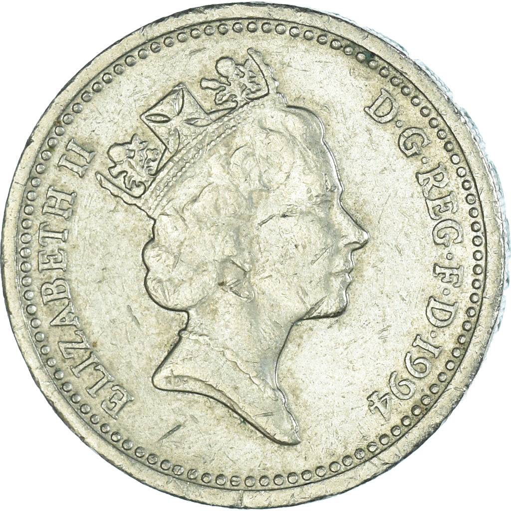 Coin, Great Britain, Pound, 1994