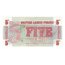 Banconote, Gran Bretagna, 5 New Pence, Undated (1972), KM:M44a, SPL