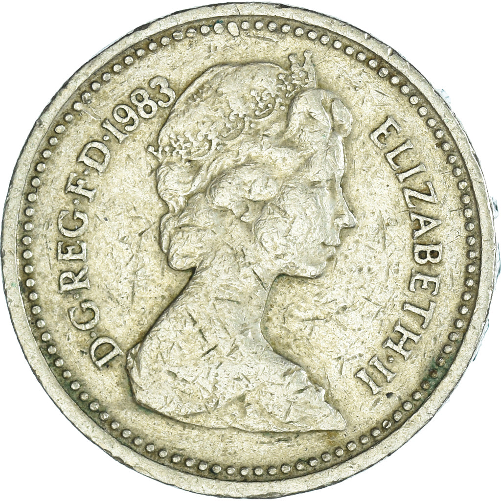 Coin, Great Britain, Pound, 1983