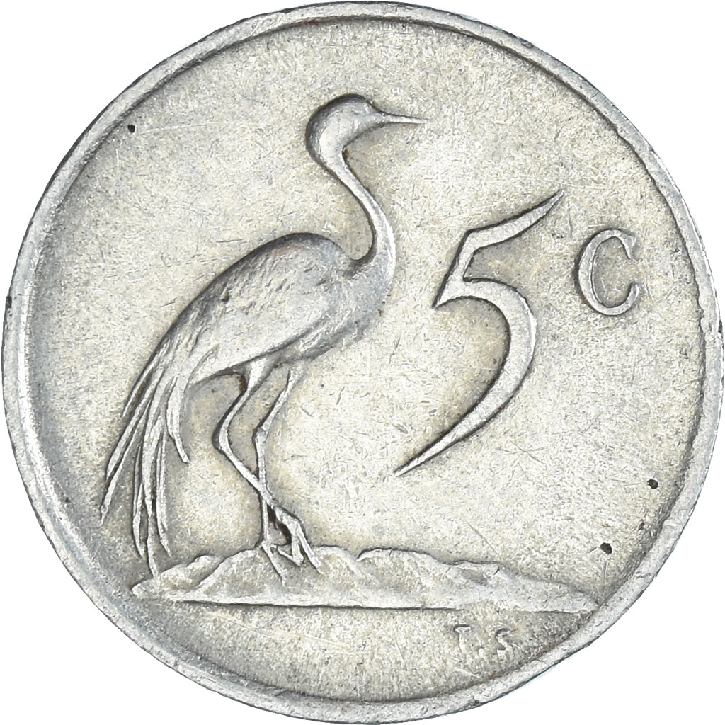 Moneda, Sudáfrica, 5 Cents, 1978