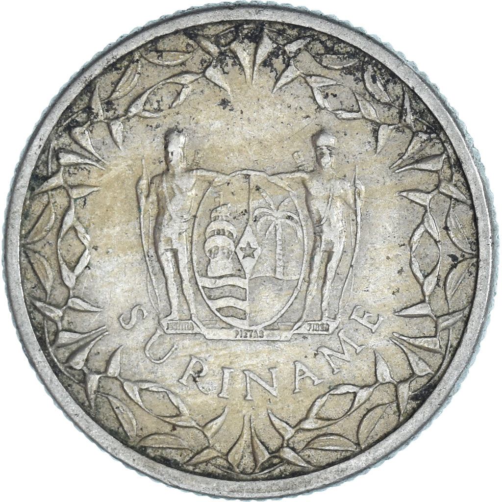 Moneda, Surinam, 25 Cents, 1962