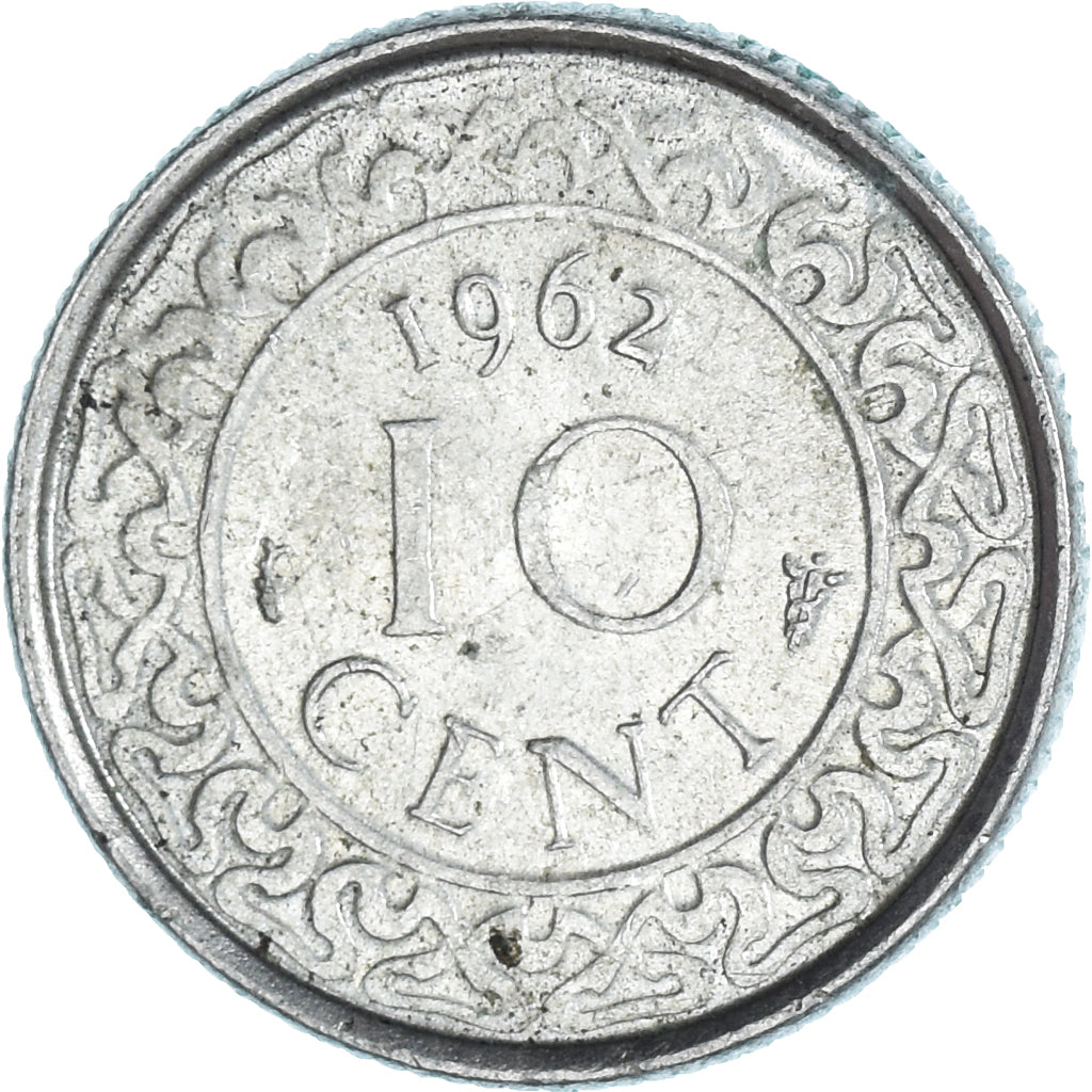 Moneda, Surinam, 10 Cents, 1962