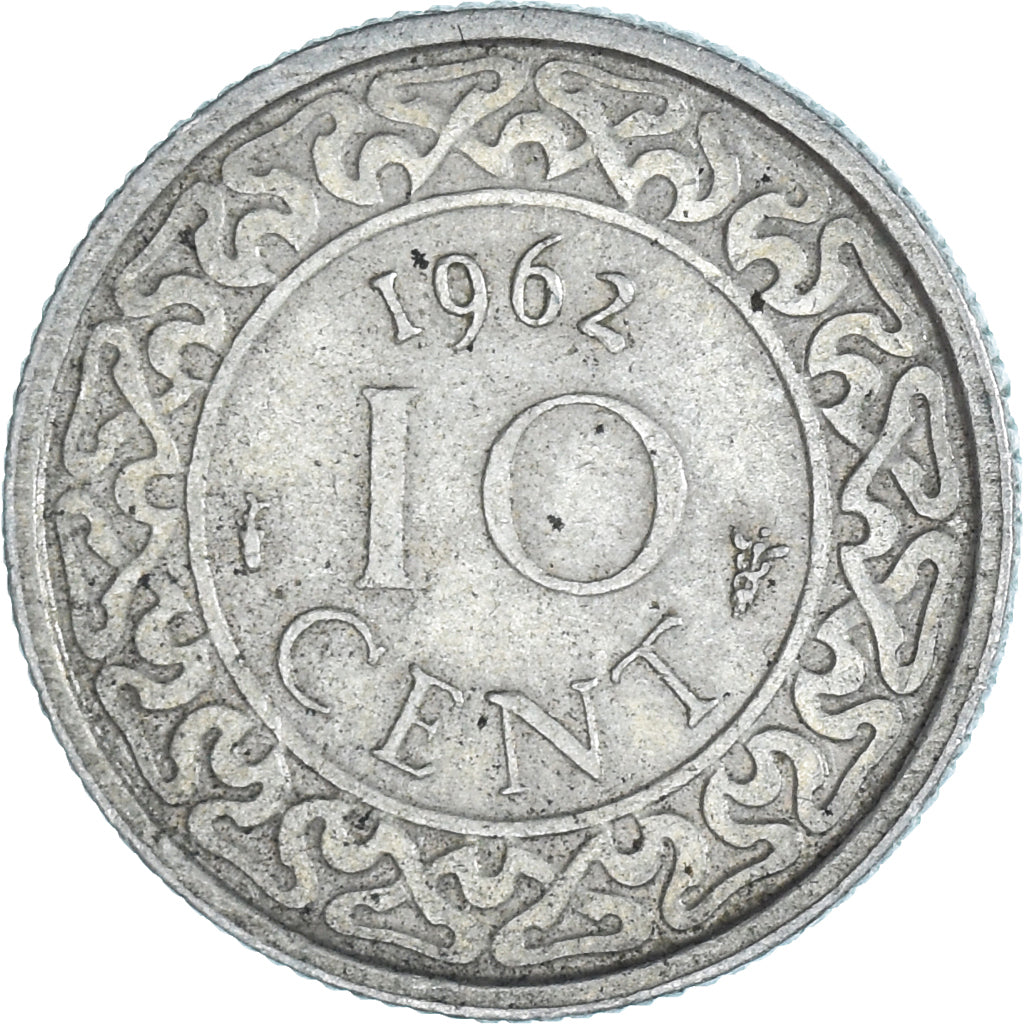 Moneta, Suriname, 10 Cents, 1962