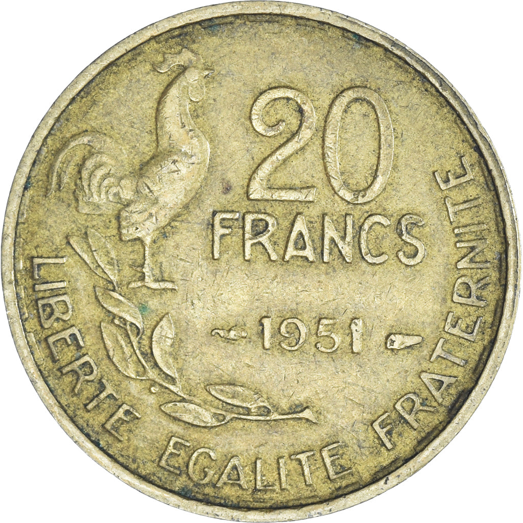 Münze, Frankreich, 20 Francs, 1951